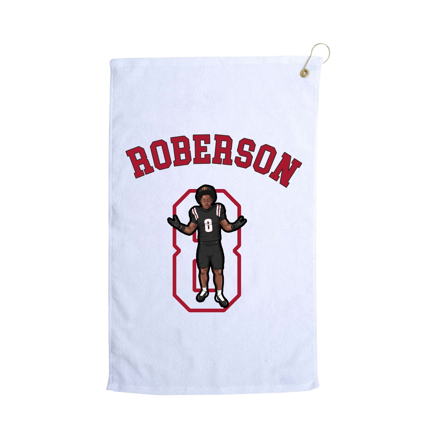 Golf Towel — Shirsey Arch in White