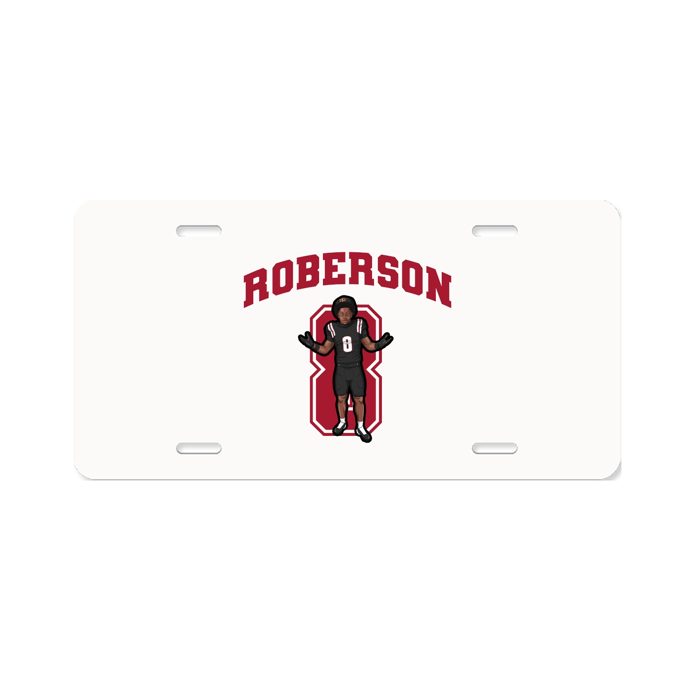 License Plate — Number in Classic