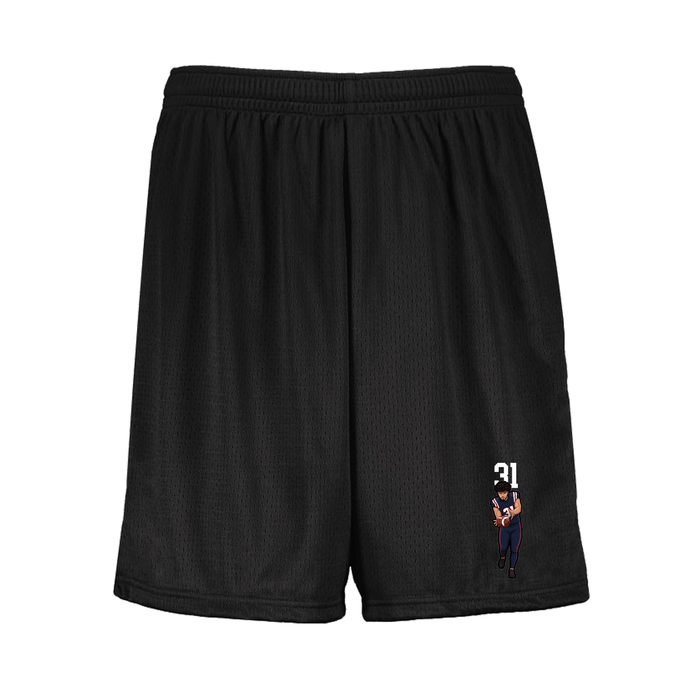 Shorts — Number Top in Black