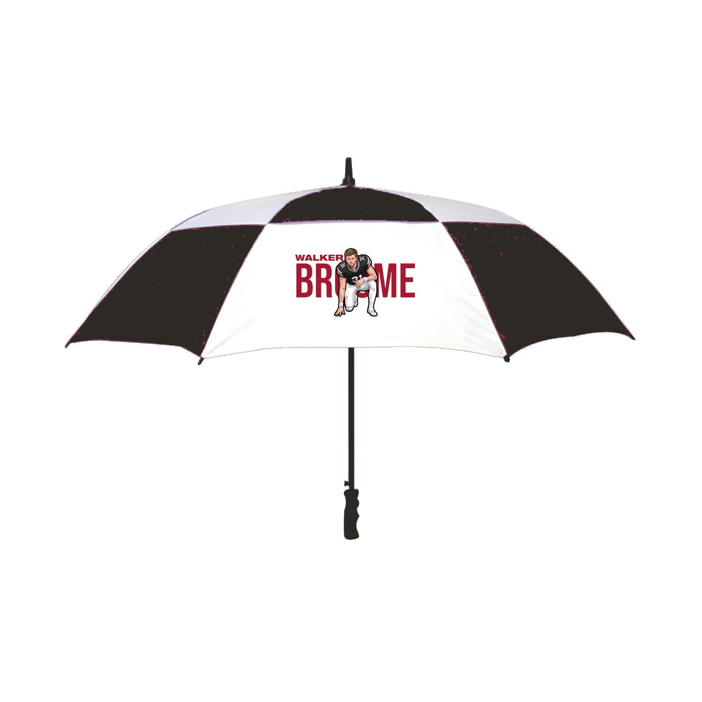 Golf Umbrella — Player Name in Black