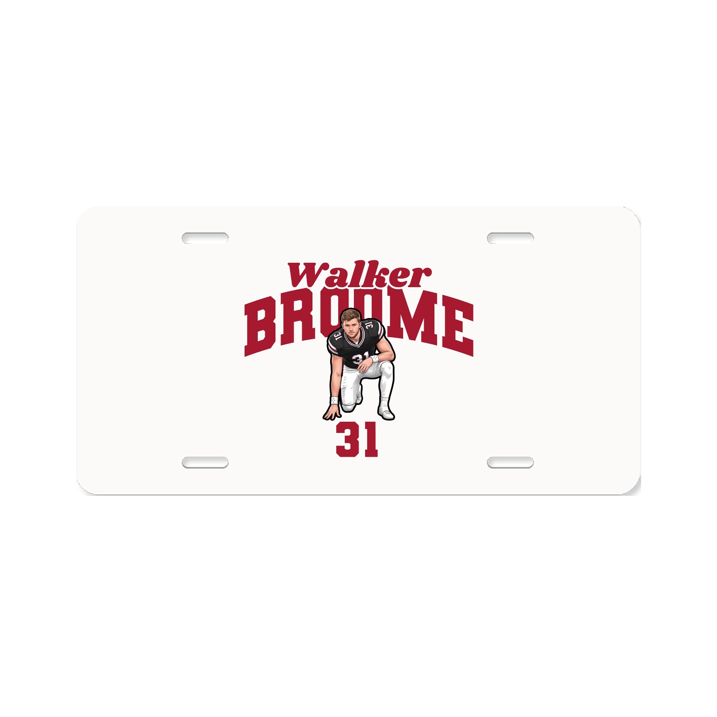 License Plate — Signature Arch in Classic