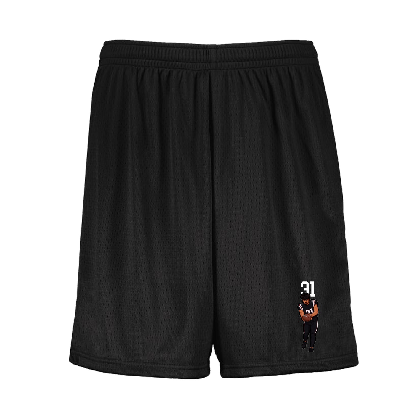 Shorts — Number Top in Black