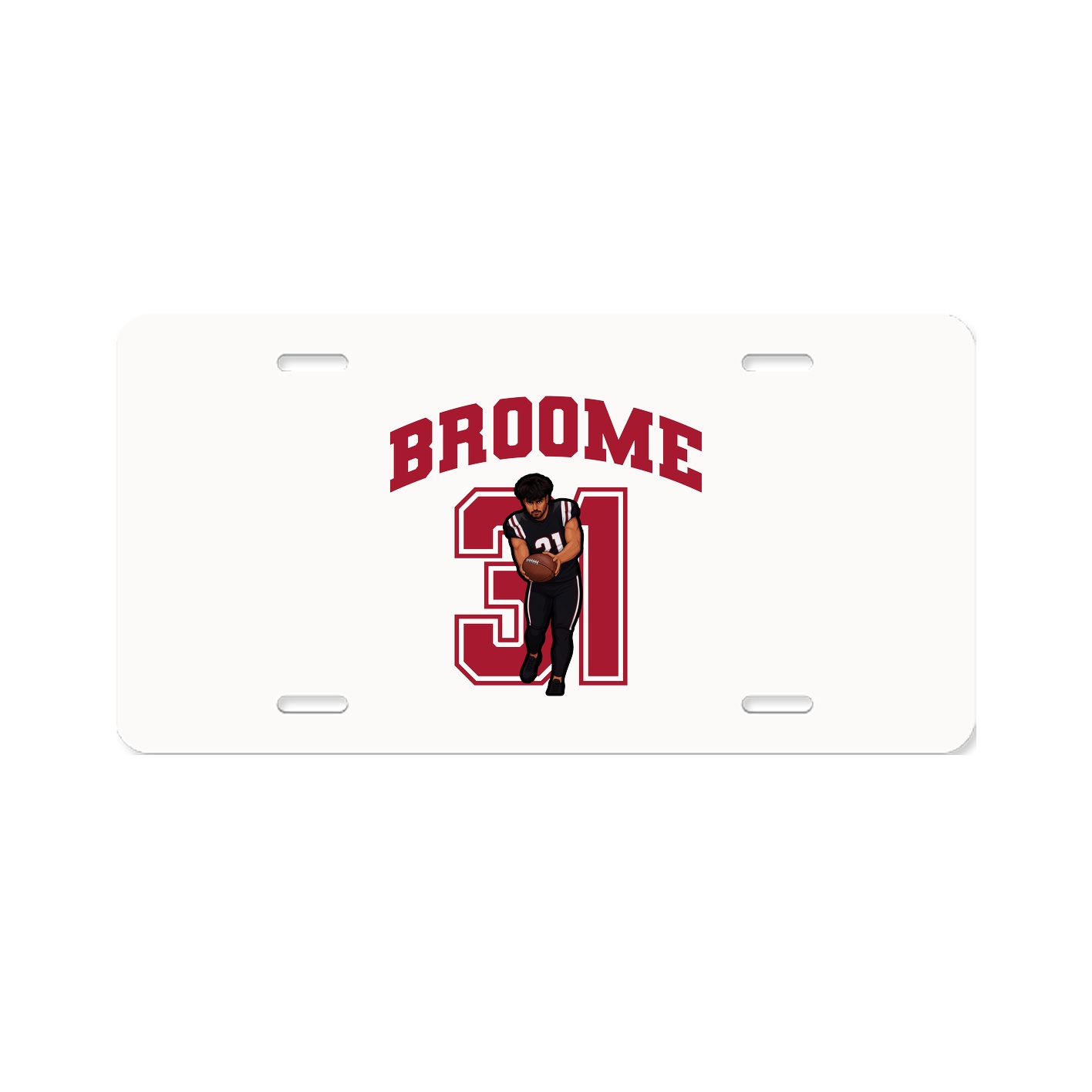 License Plate — Number in Classic