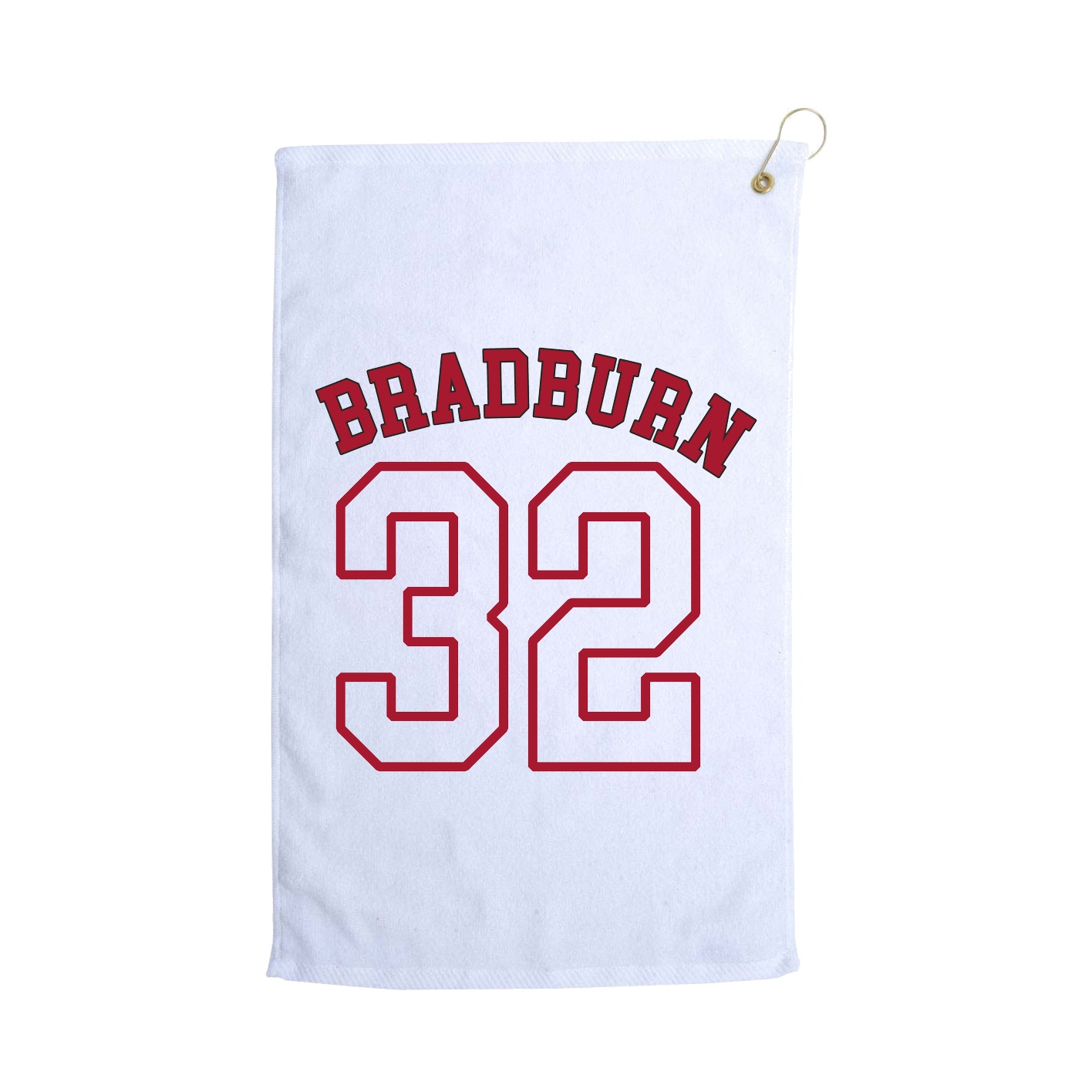 Golf Towel — Shirsey Arch in White