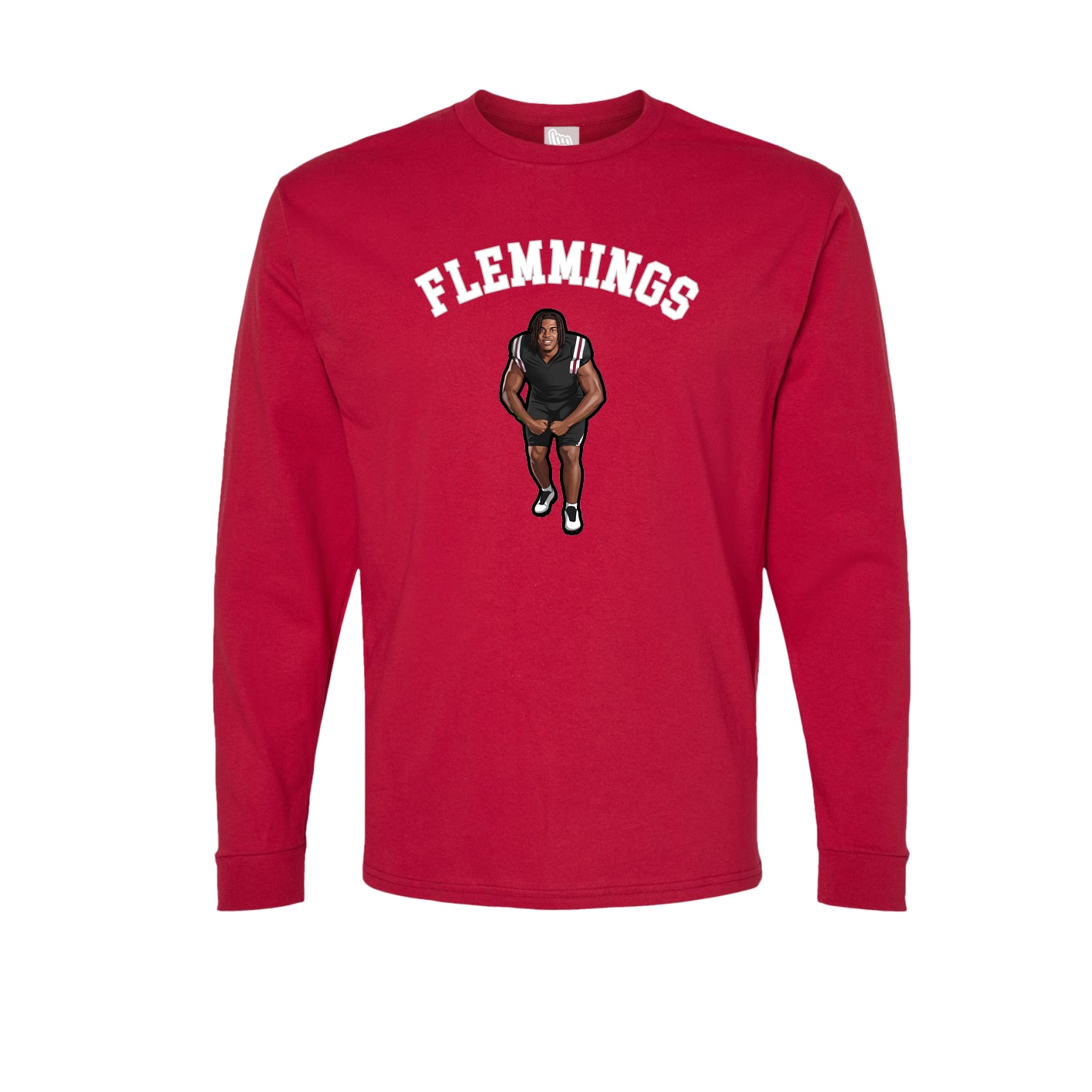 Long Sleeve Tee — Shirsey Arch in Crimson