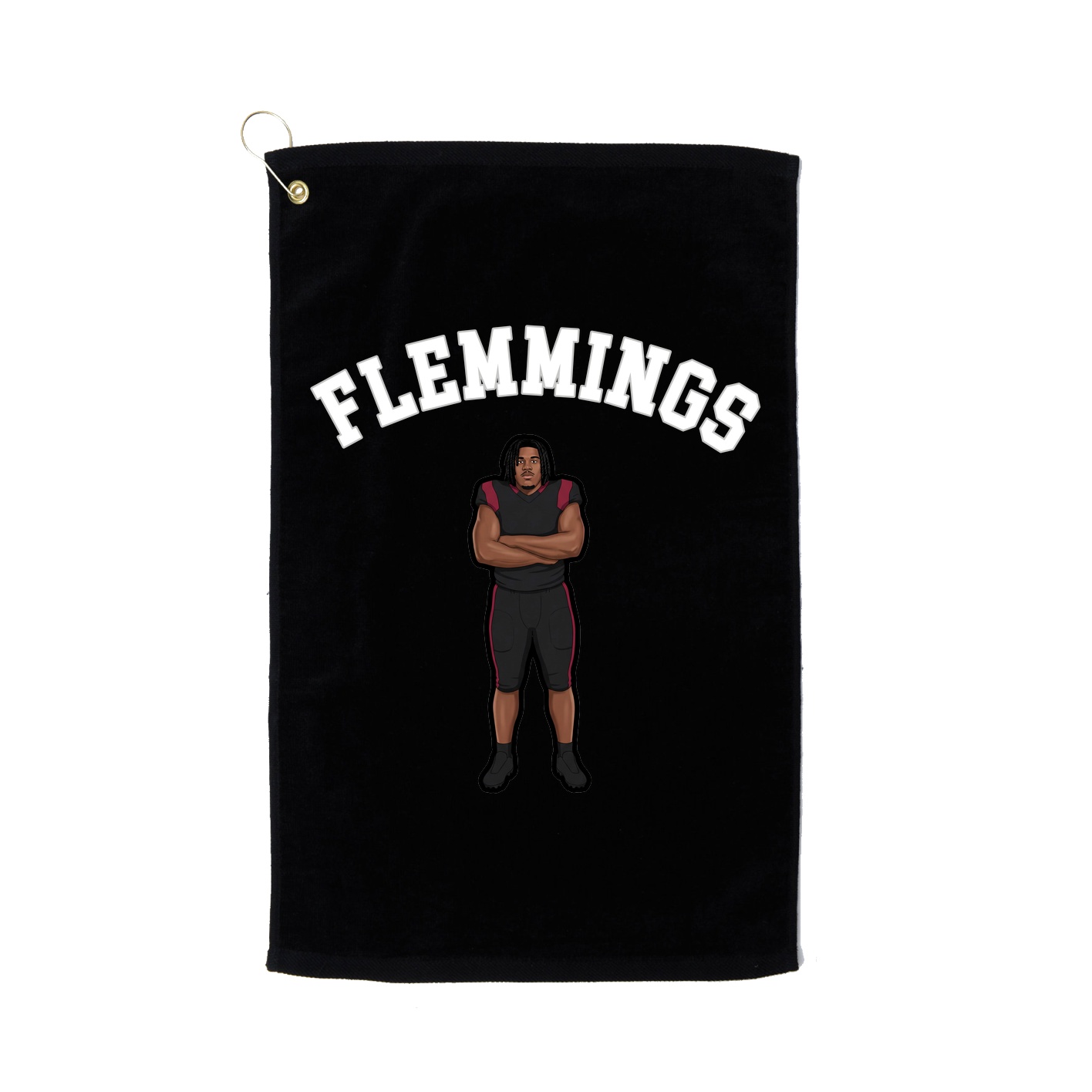 Golf Towel — Shirsey Arch in Black