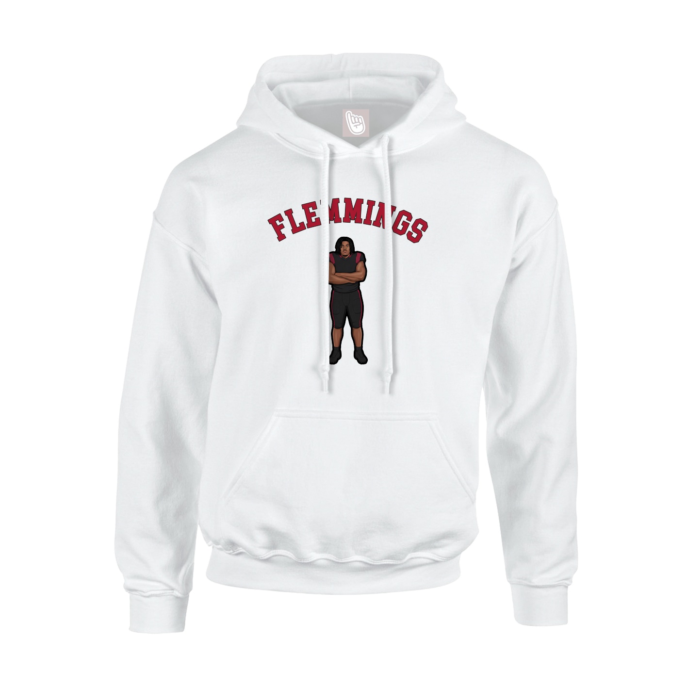 Youth Hoodie — Shirsey Arch in White