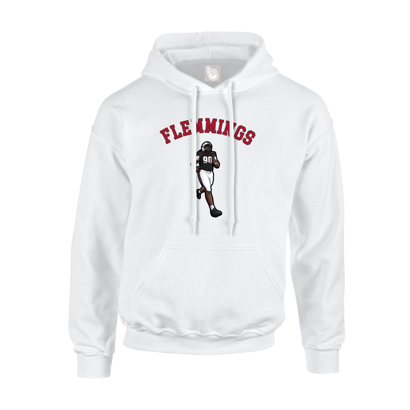 Hoodie — Shirsey Arch in White