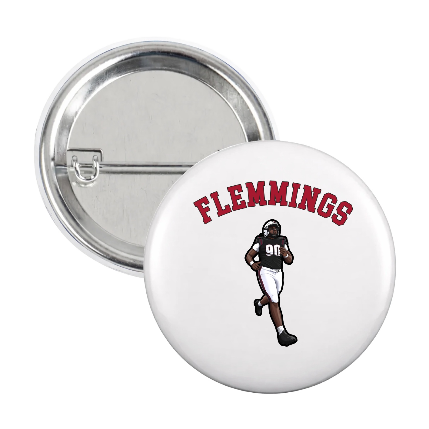 Game Day Button — Shirsey Arch in White