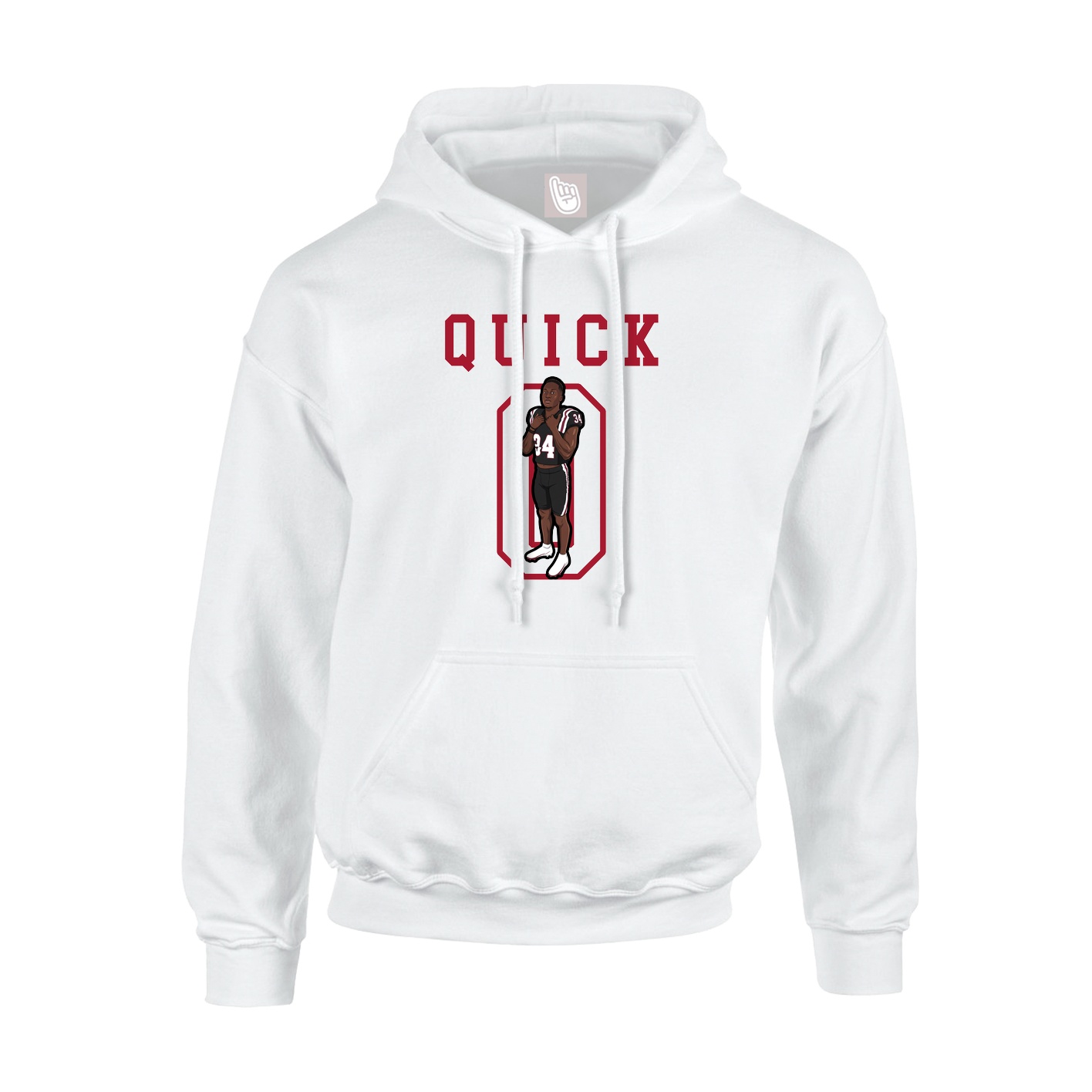 Hoodie — Shirsey in White