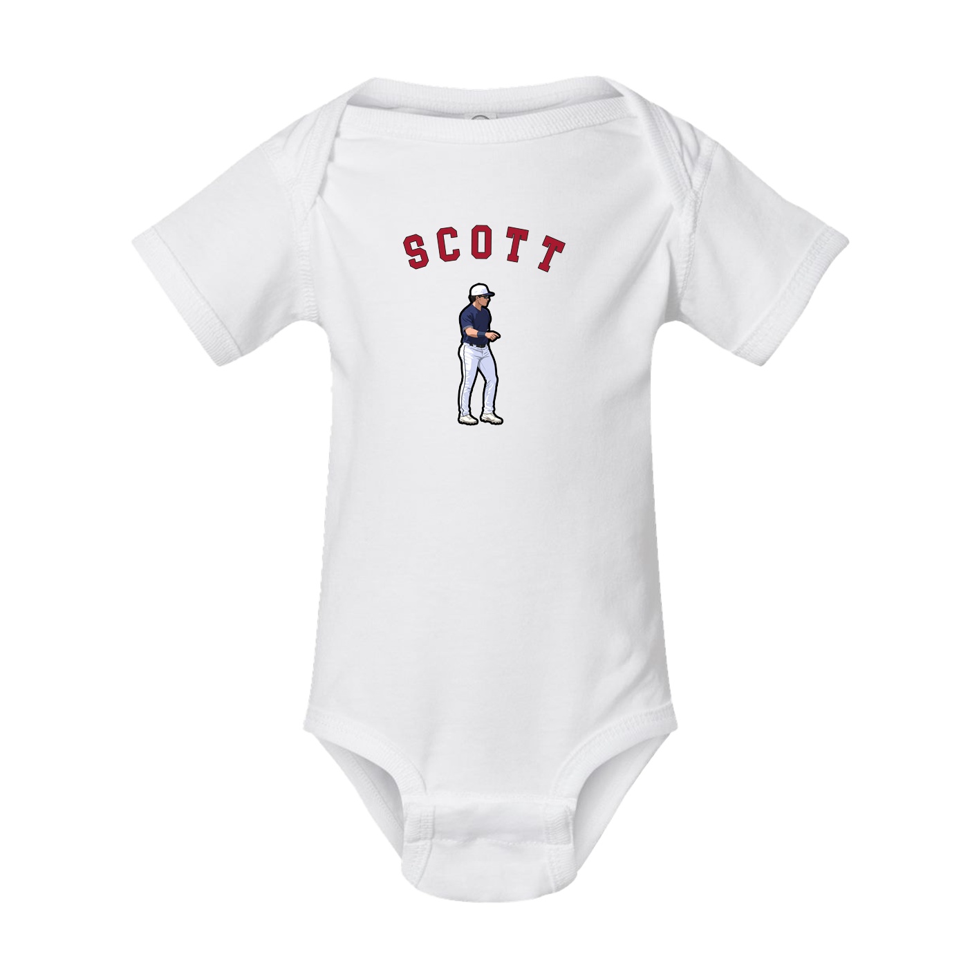 Baby Onesie — Shirsey Arch in White
