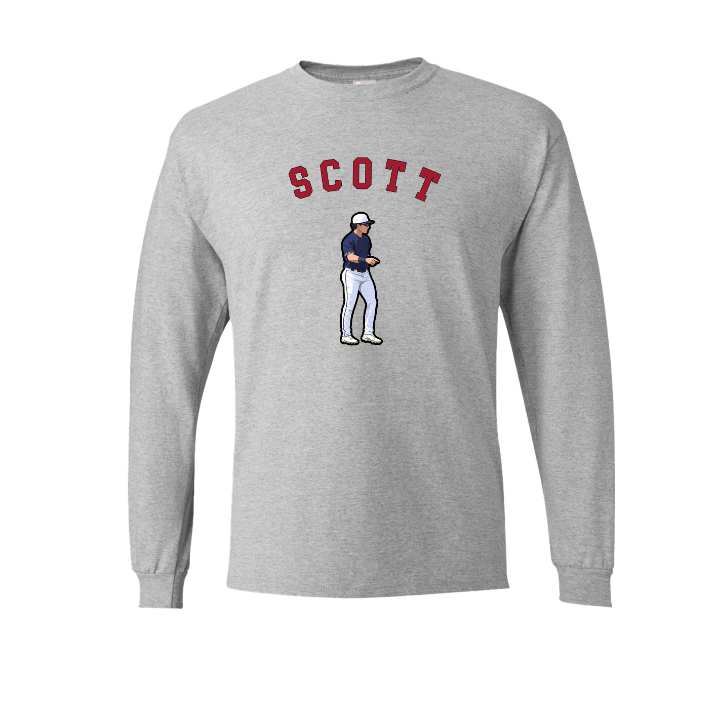 Long Sleeve Tee — Shirsey Arch in Grey