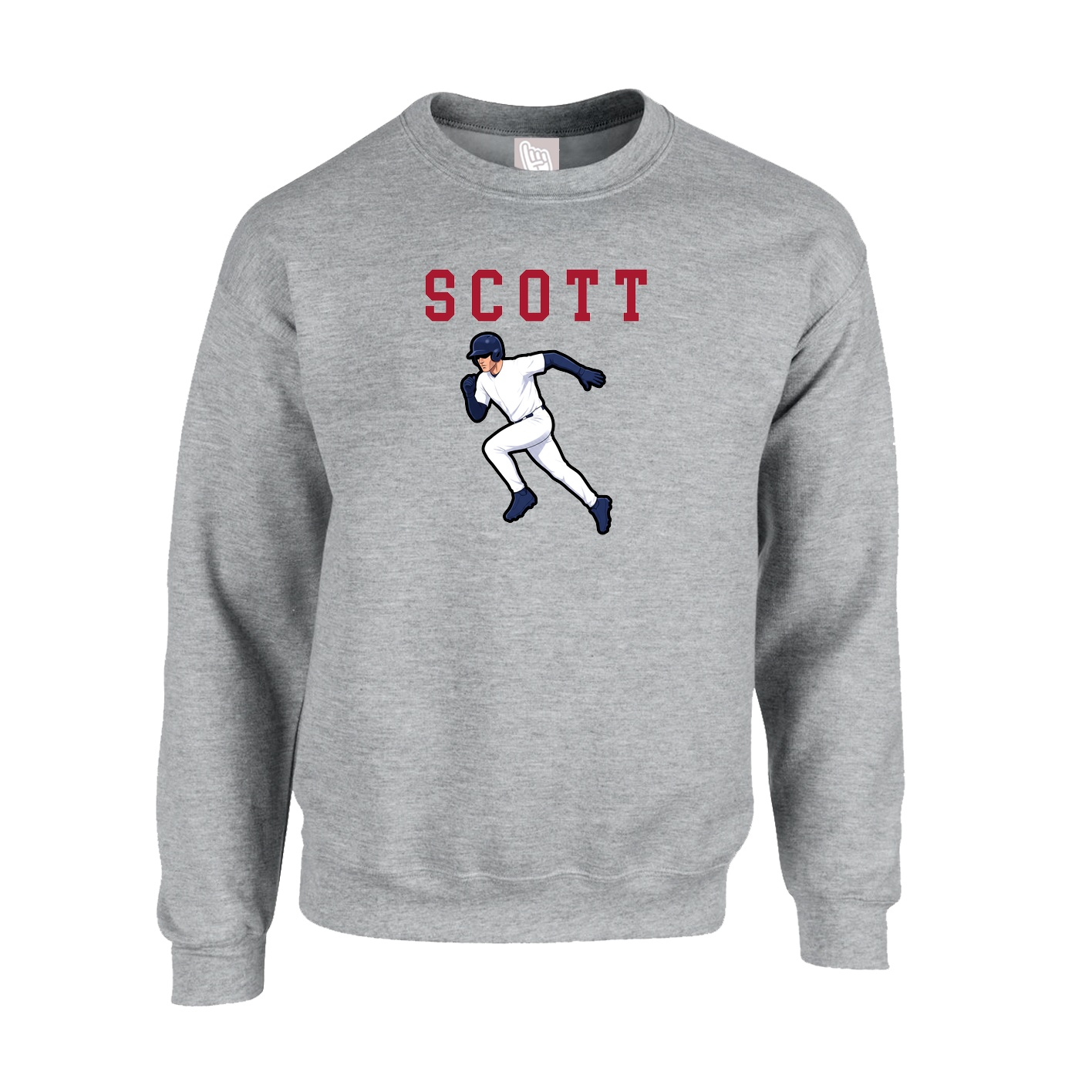 Fleece Crew — Shirsey in Grey