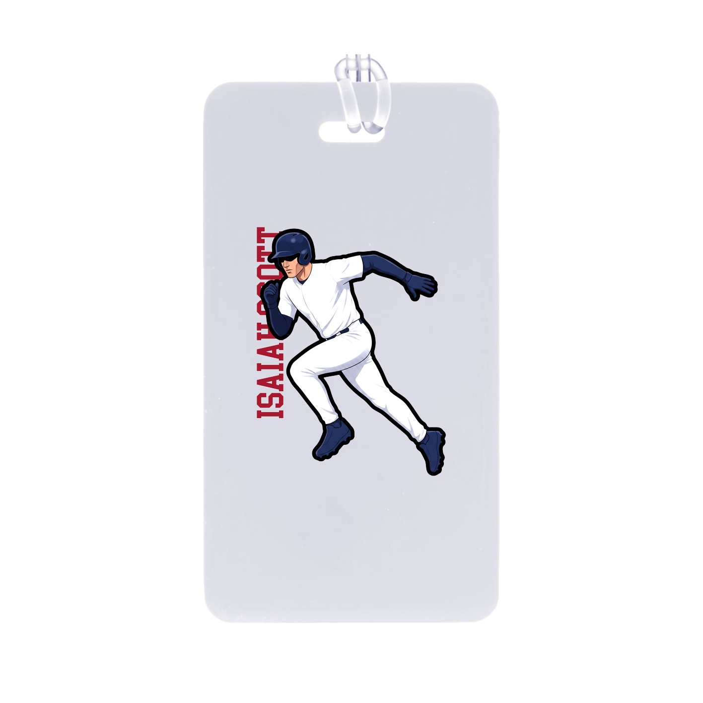 Bag Tag — Name Vertical in Classic
