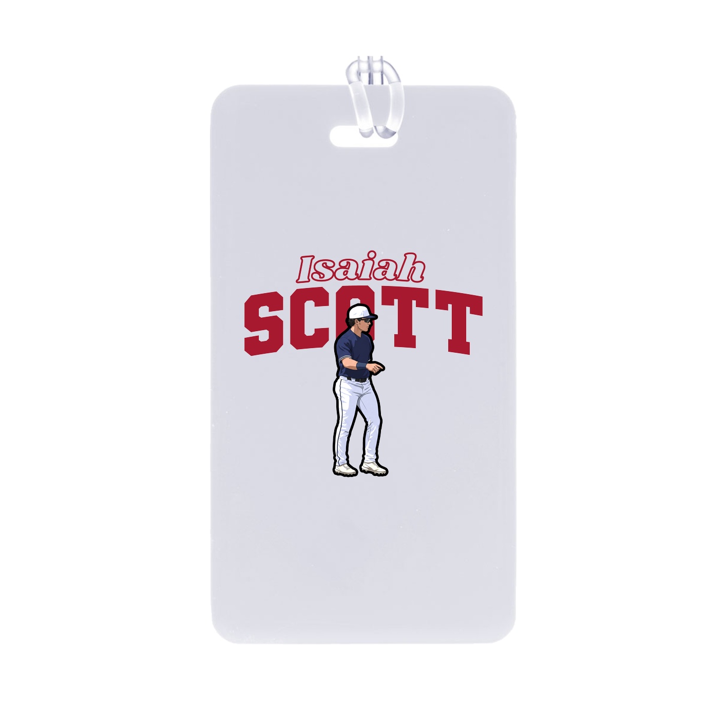 Bag Tag — Name Arch in Classic