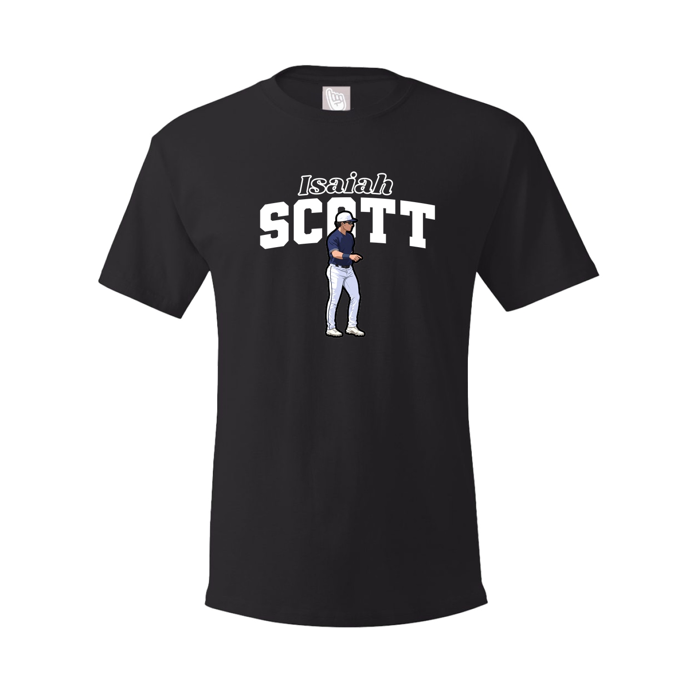 Youth Tee — Name Arch in Black