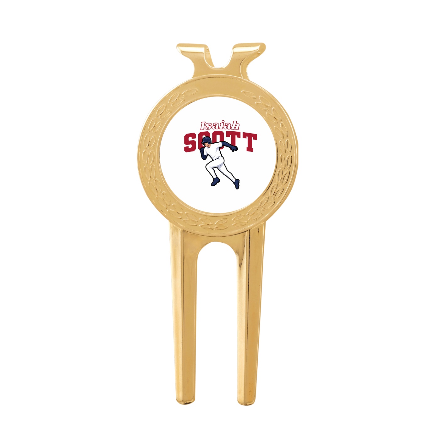 Divot Tool with Ball Marker — Name Arch in Classic