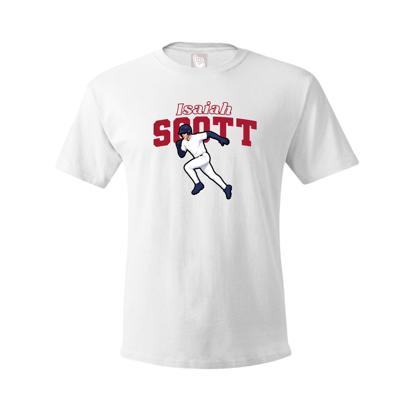 Tee — Name Arch in White