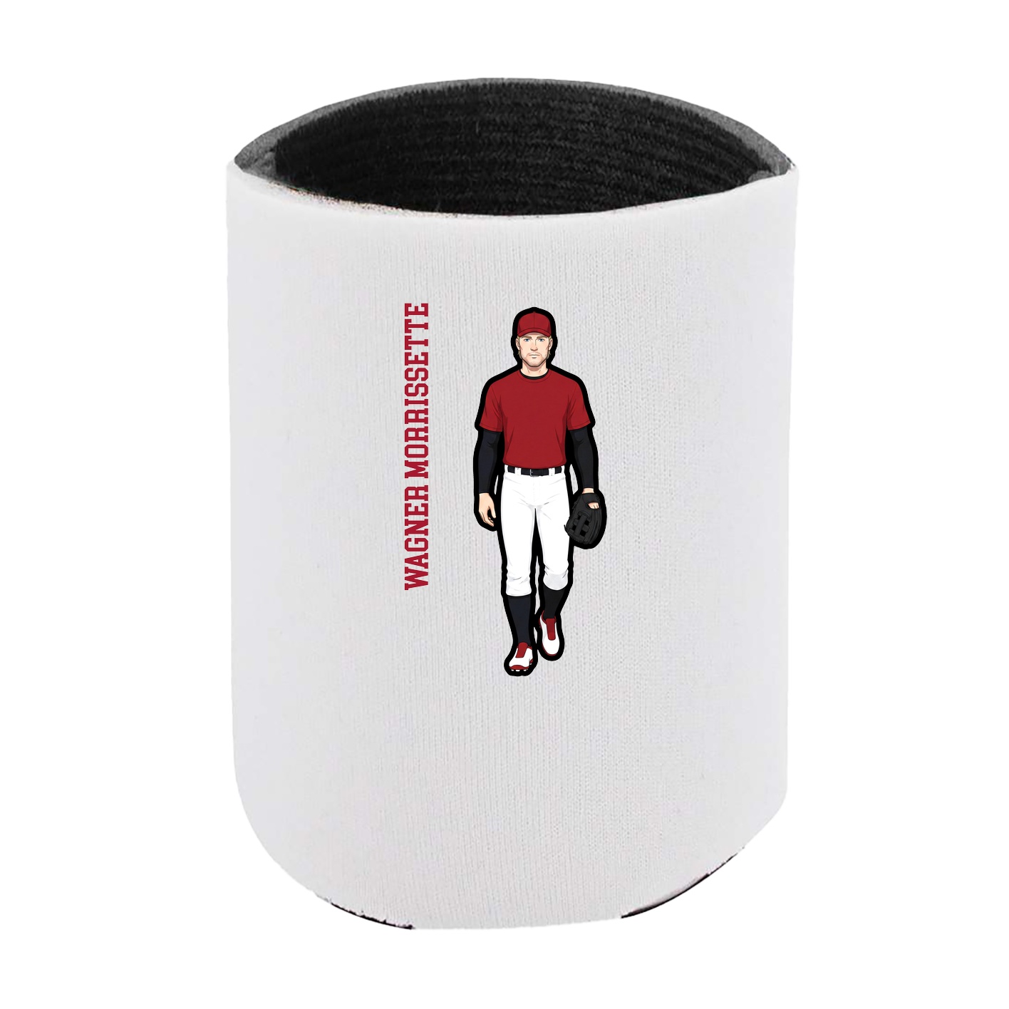 Can Holder — Name Vertical in White