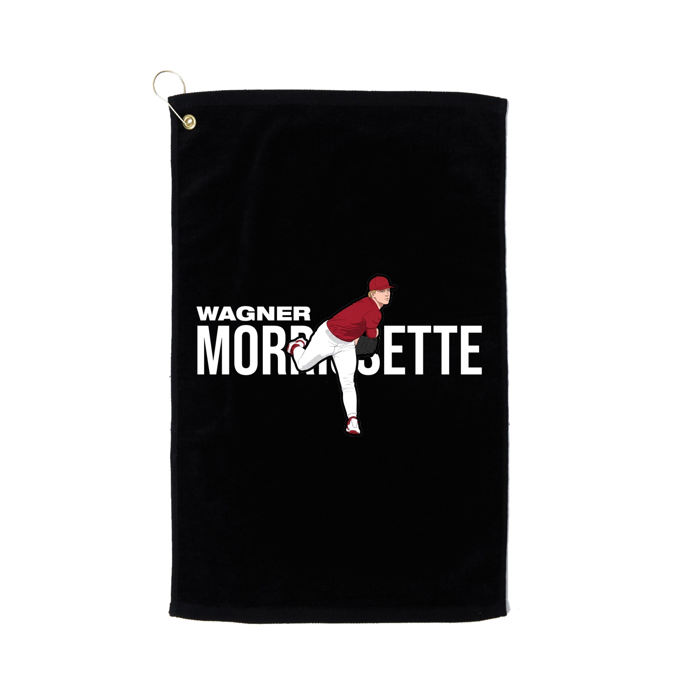 Golf Towel — Player Name in Black