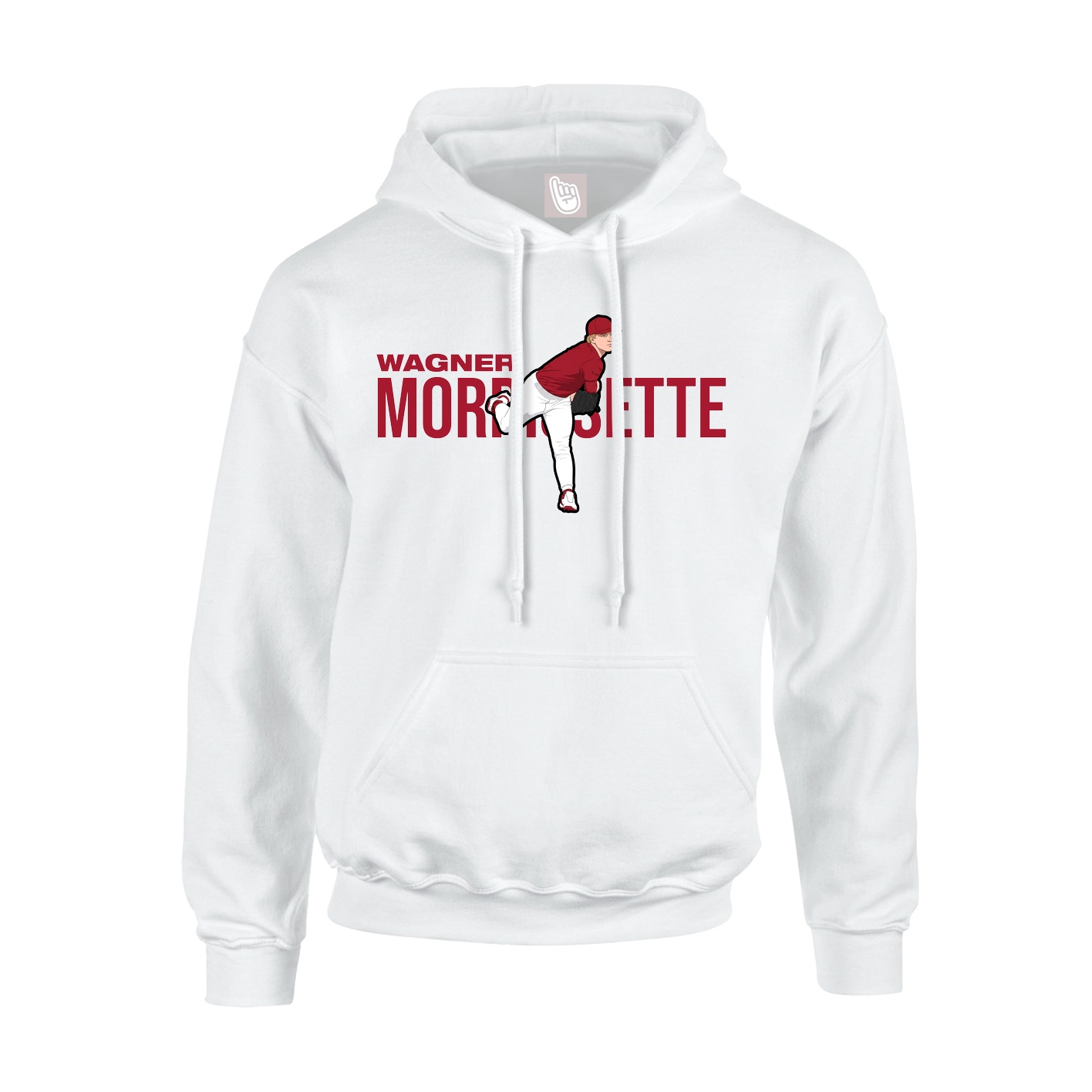 Youth Hoodie — Player Name in White