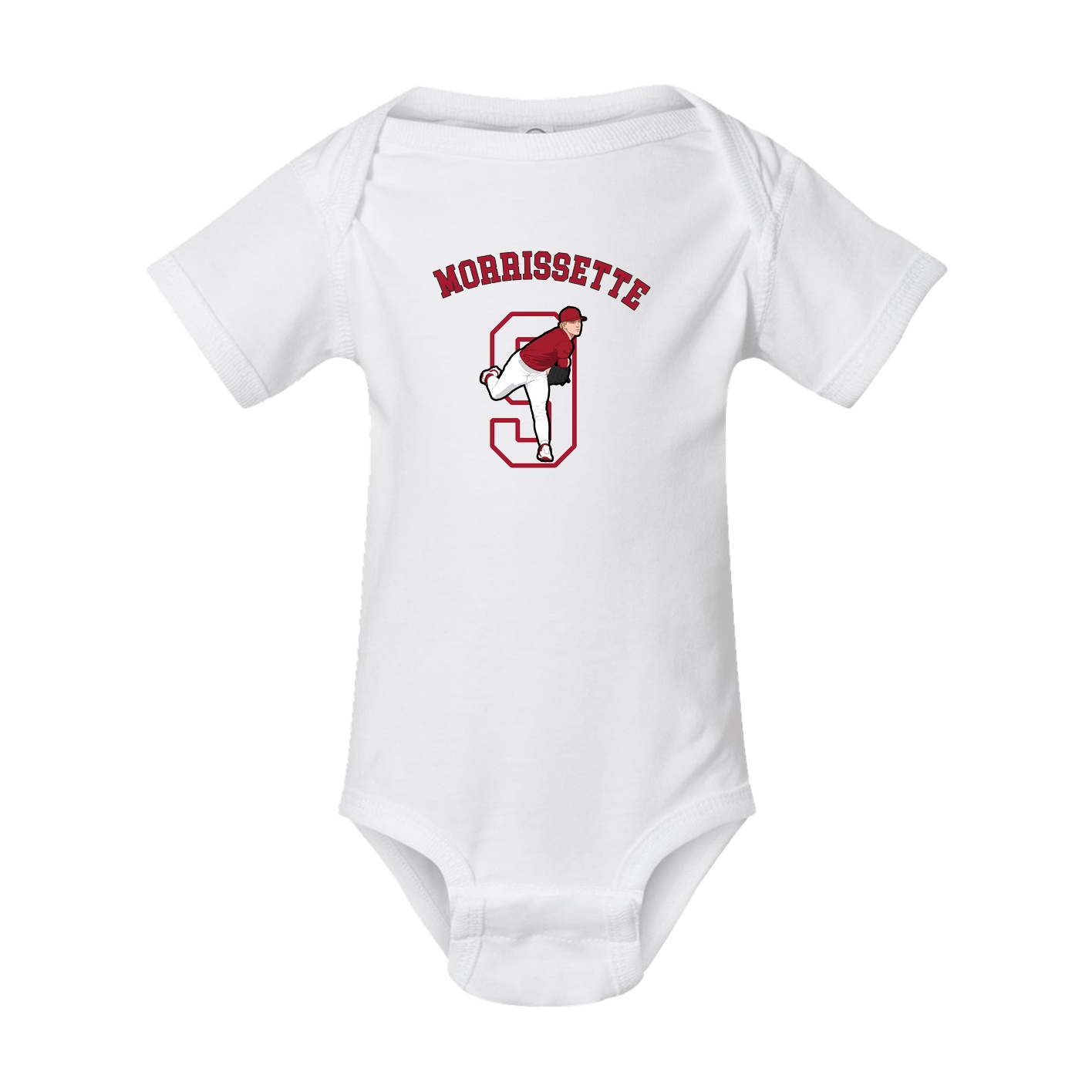 Baby Onesie — Shirsey Arch in White