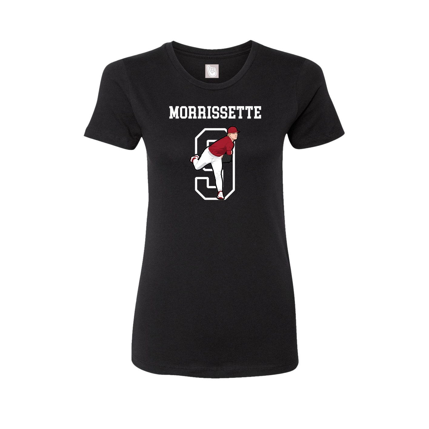 Fitted Women's Tee — Shirsey in Black