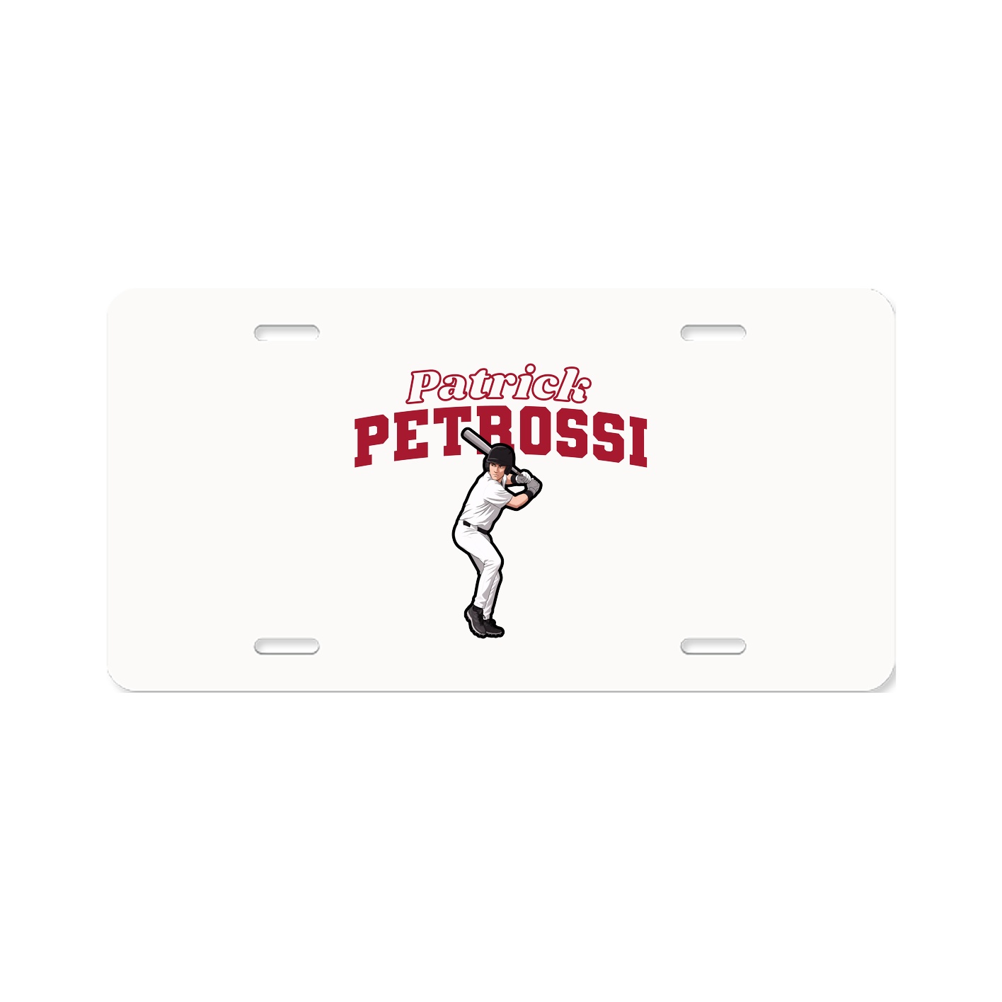 License Plate — Name Arch in Classic