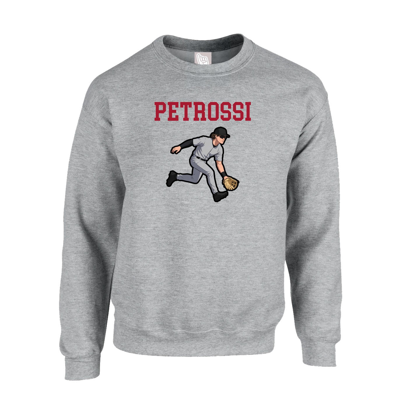 Fleece Crew — Shirsey in Grey