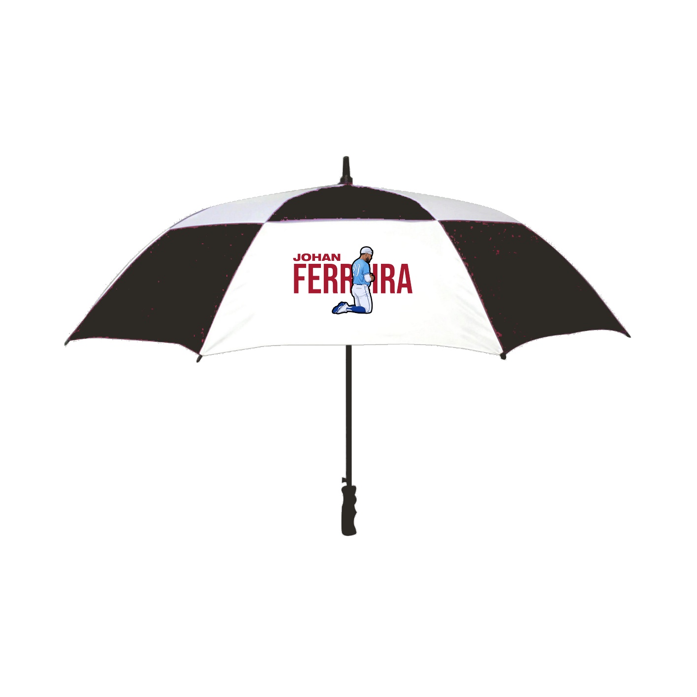 Golf Umbrella — Player Name in Black