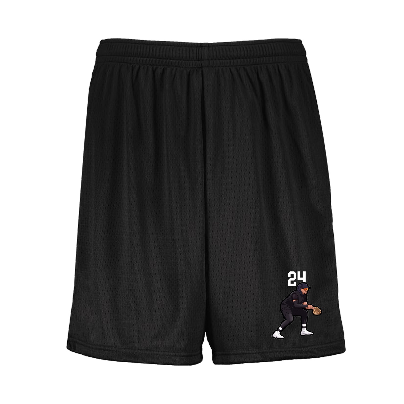 Shorts — Number Top in Black