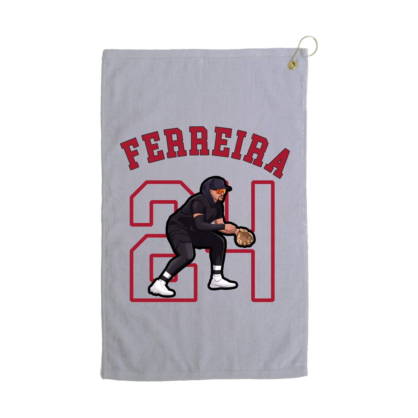 Golf Towel — Shirsey Arch in Grey