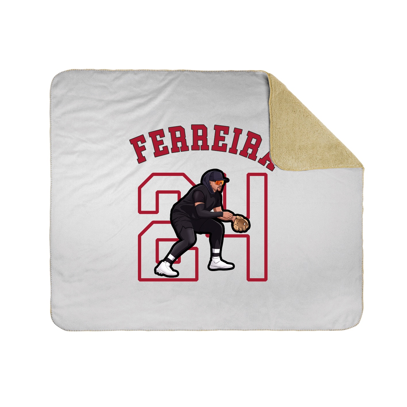 Throw Blanket — Shirsey Arch in White