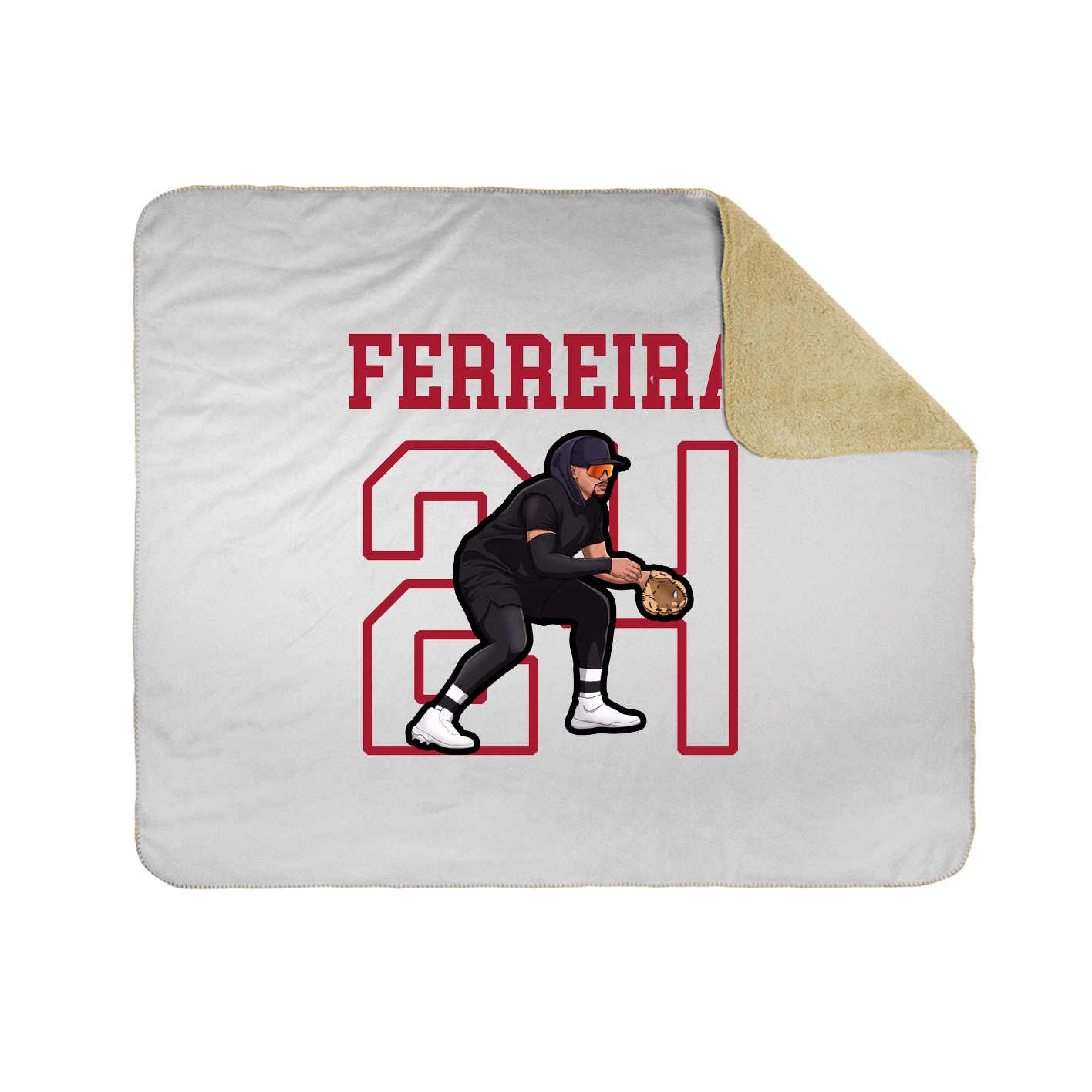 Throw Blanket — Shirsey in White