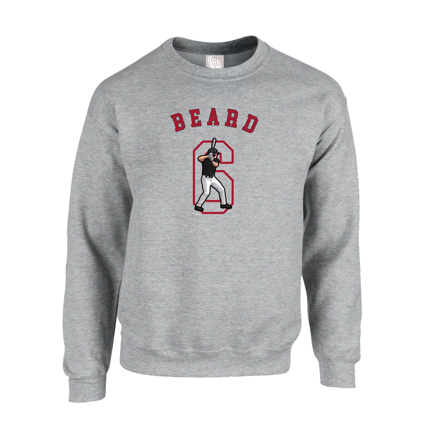 Fleece Crew — Shirsey Arch in Grey