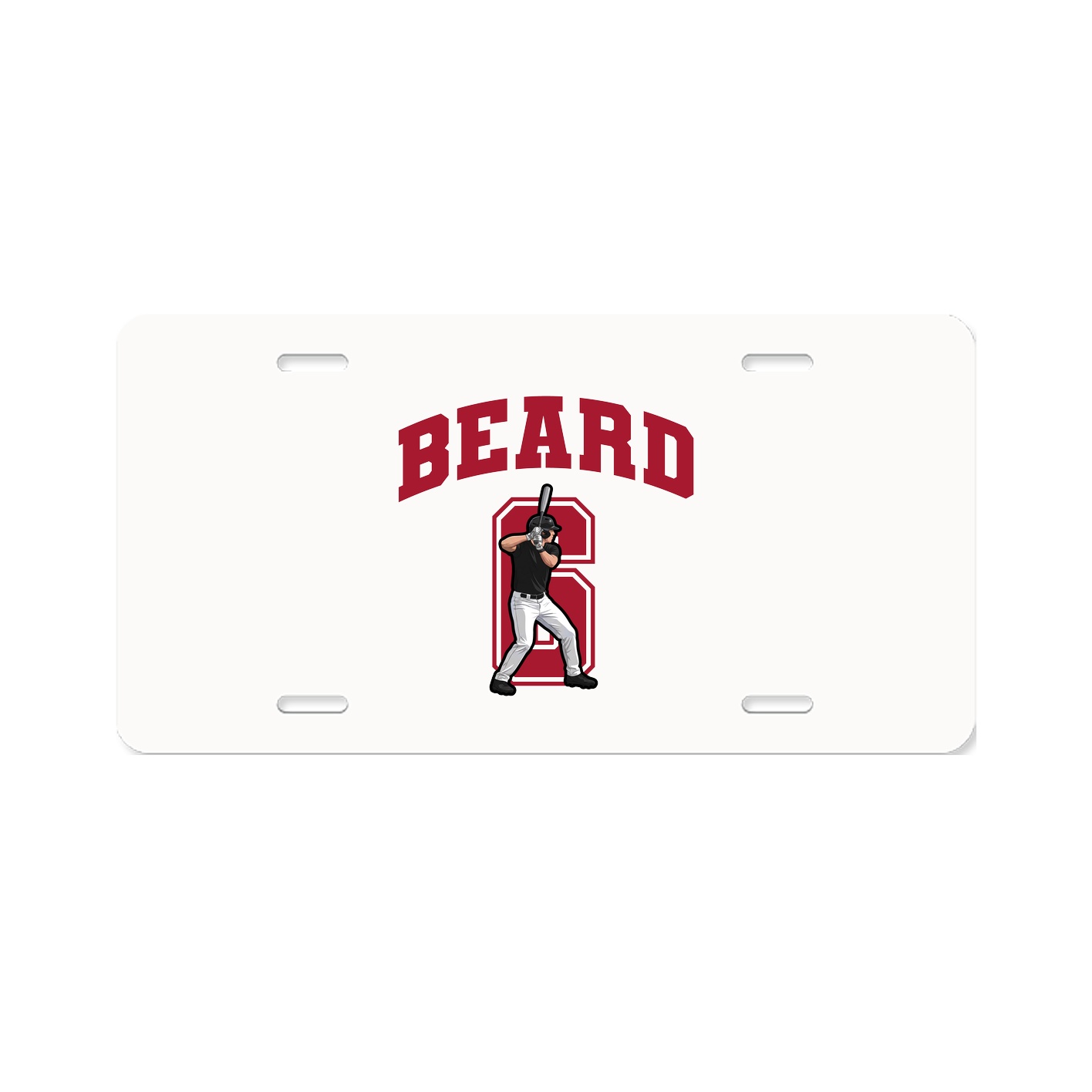 License Plate — Number in Classic