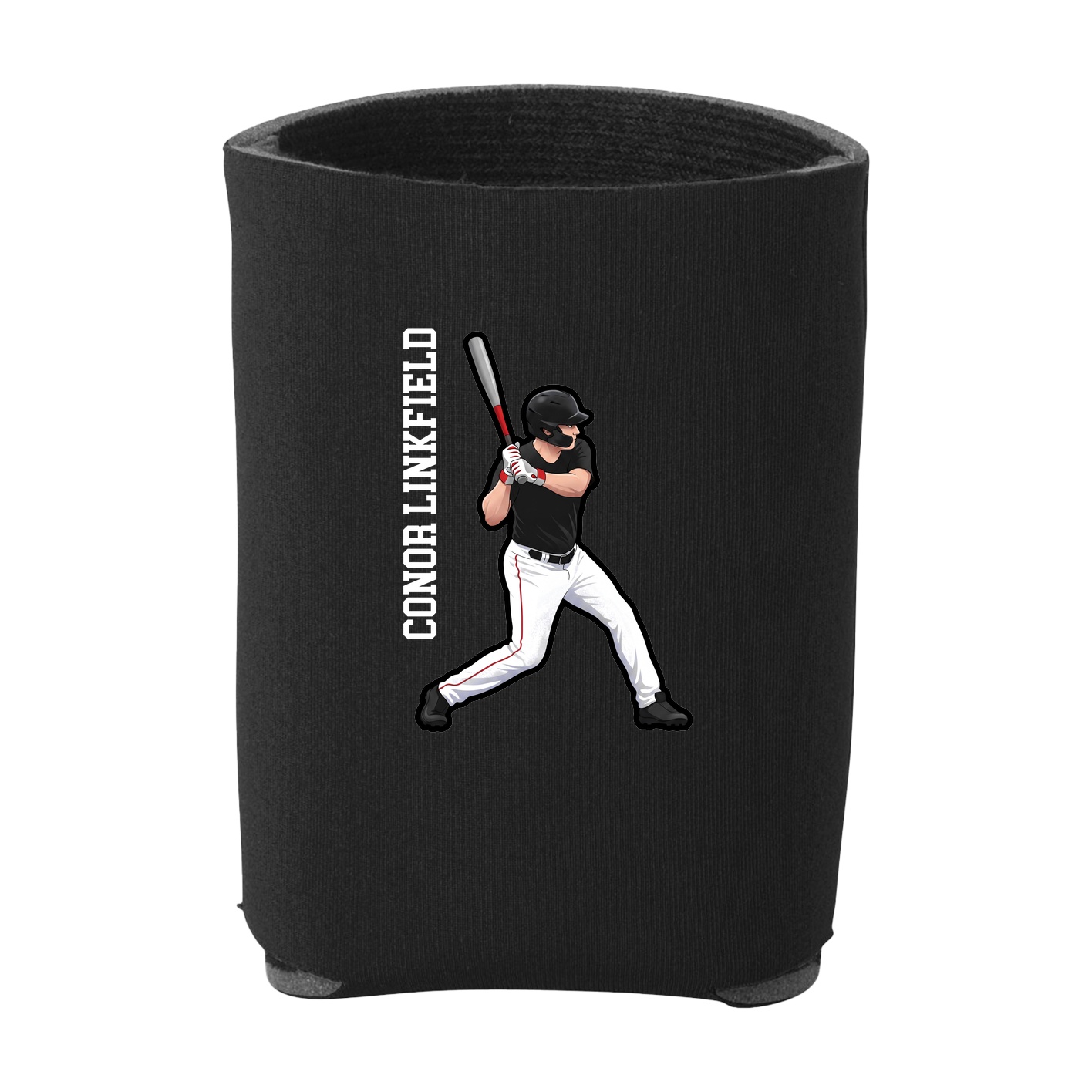 Can Holder — Name Vertical in Black