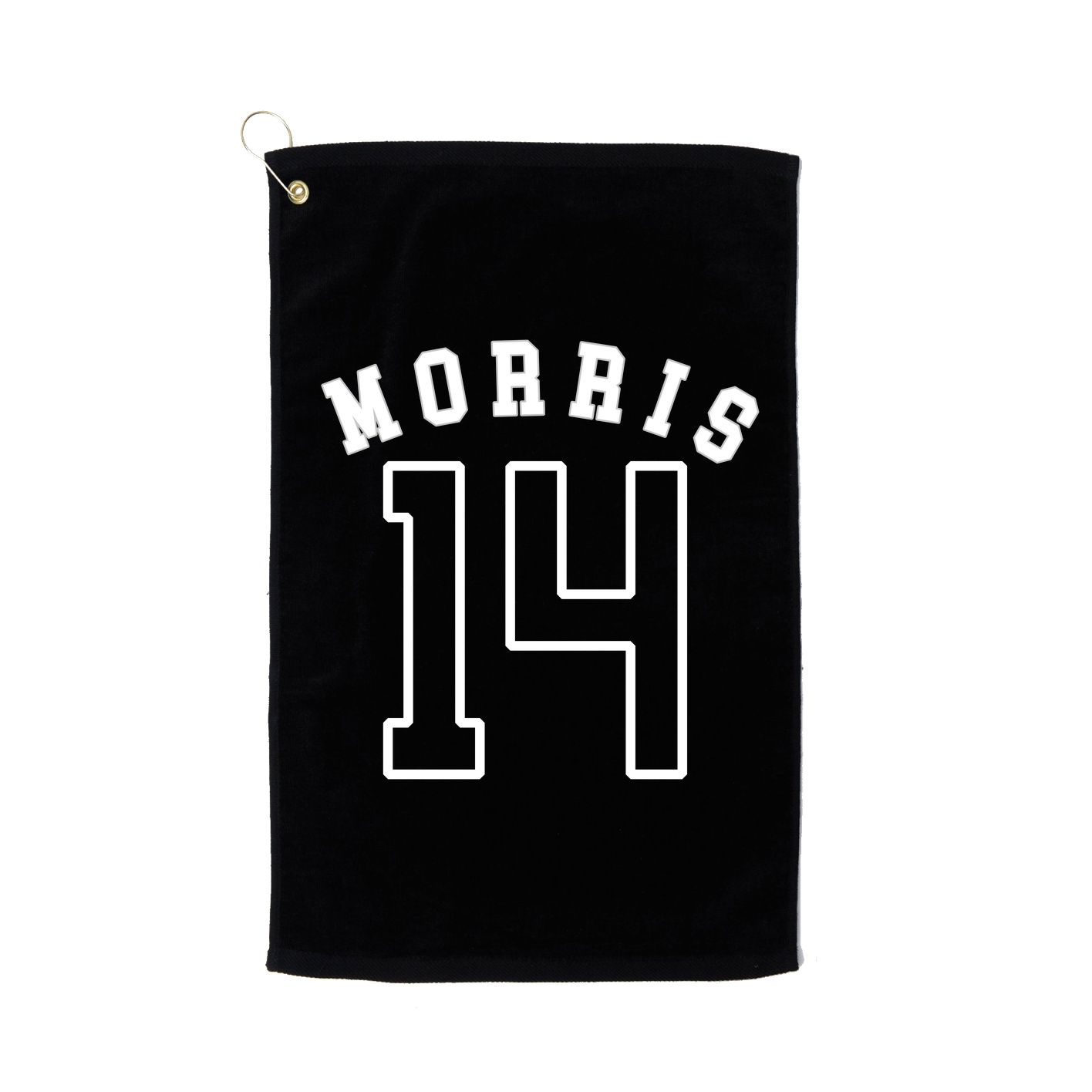 Golf Towel — Shirsey Arch in Black