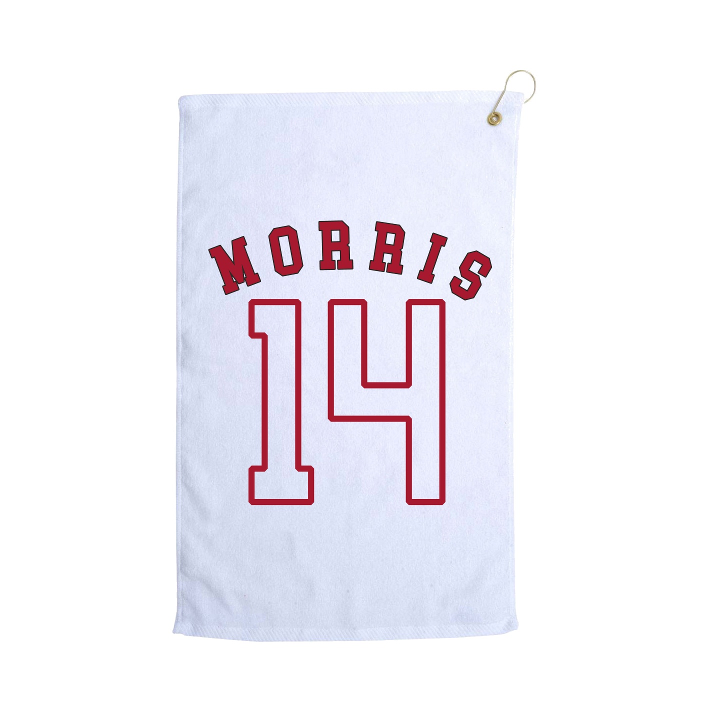 Golf Towel — Shirsey Arch in White