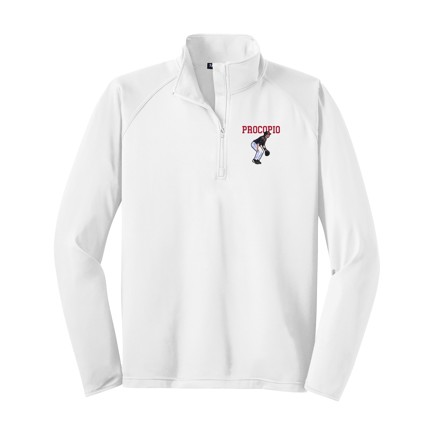 Q-Zip Pullover — Shirsey in White