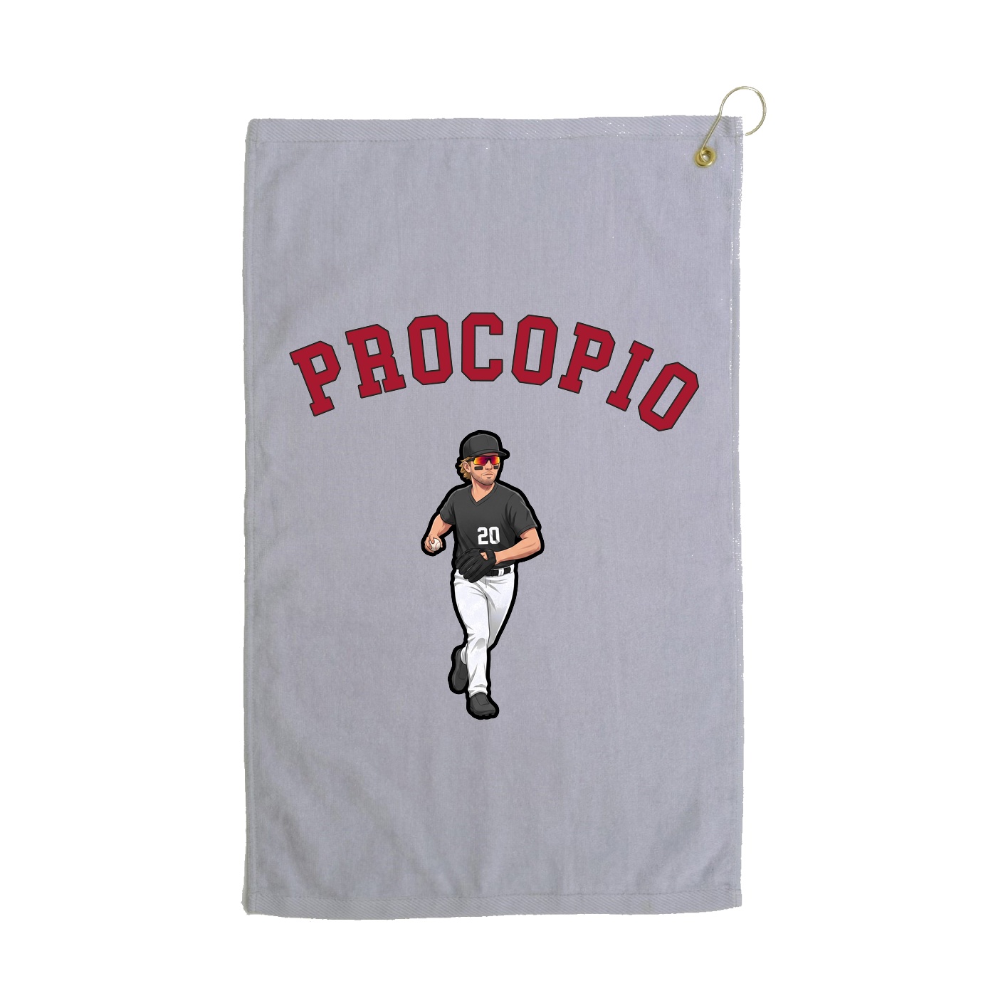 Golf Towel — Shirsey Arch in Grey