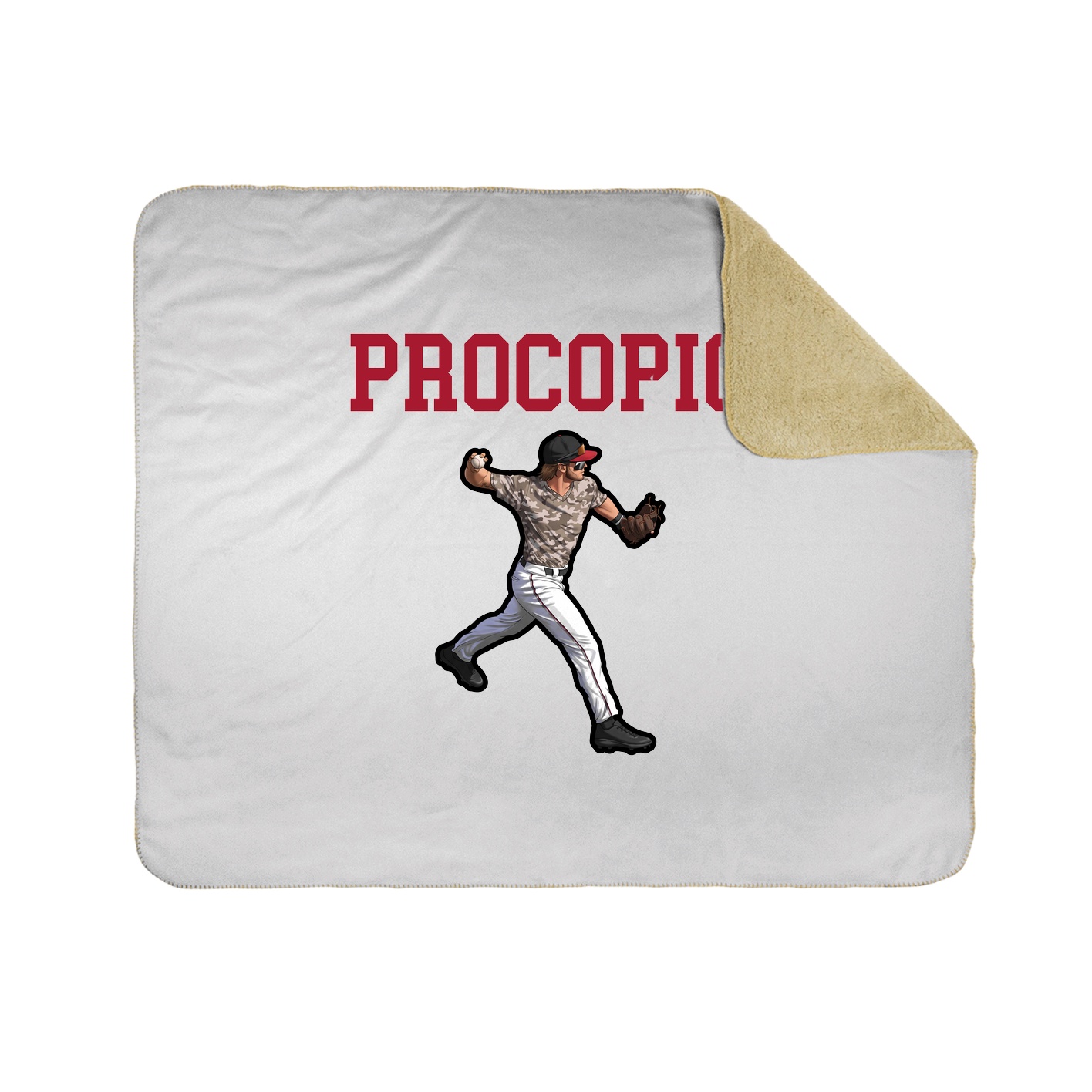 Throw Blanket — Shirsey in White