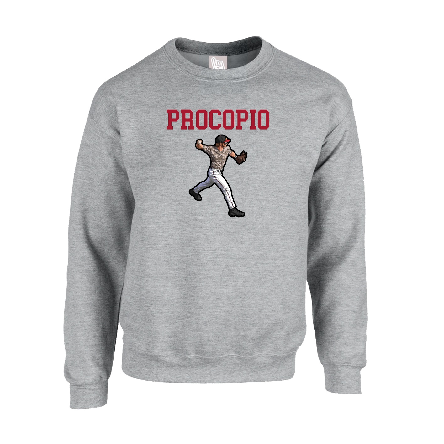 Fleece Crew — Shirsey in Grey