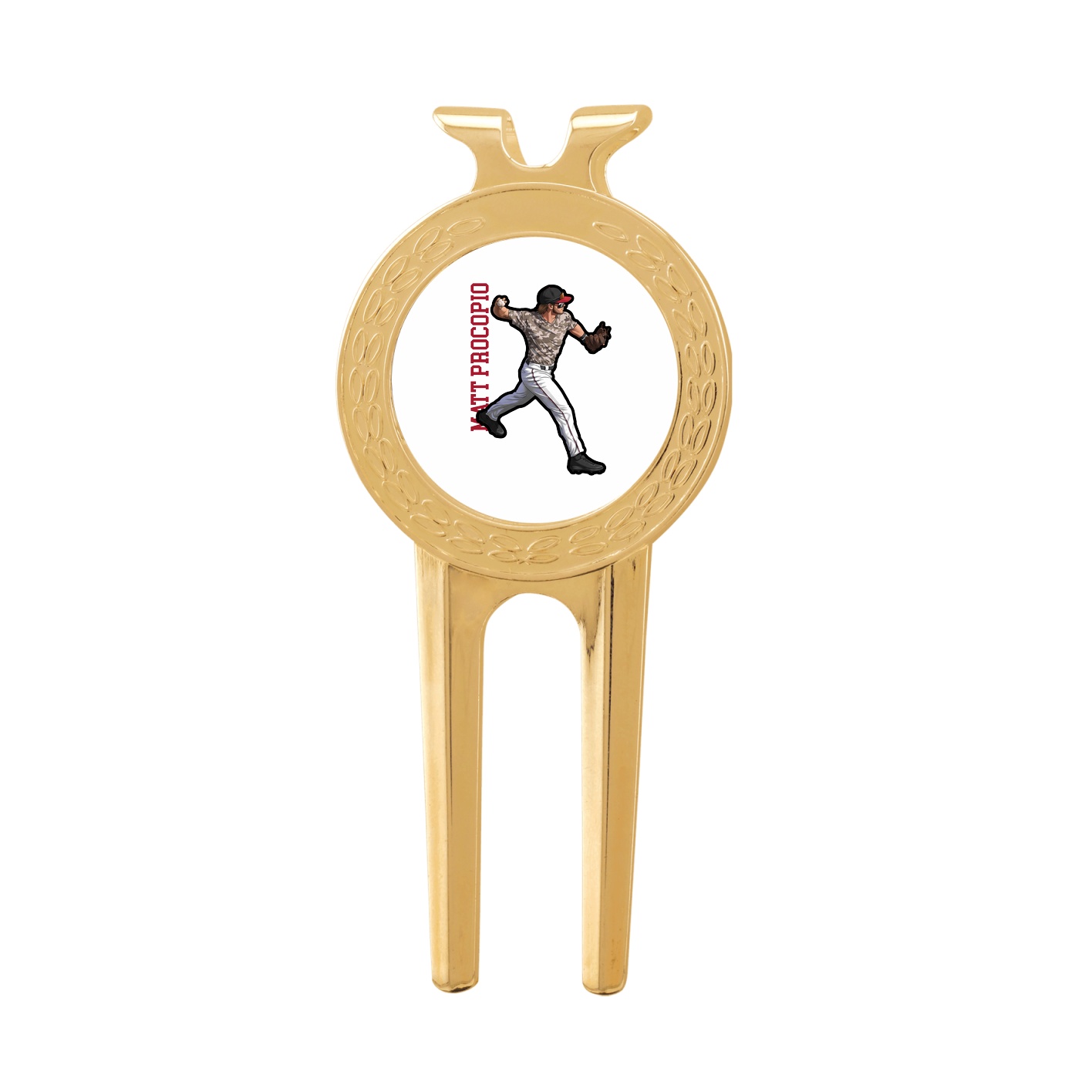 Divot Tool with Ball Marker — Name Vertical in Classic