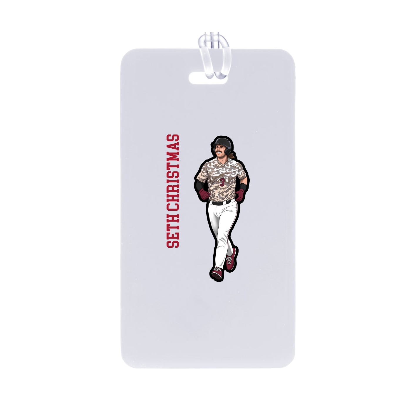 Bag Tag — Name Vertical in Classic