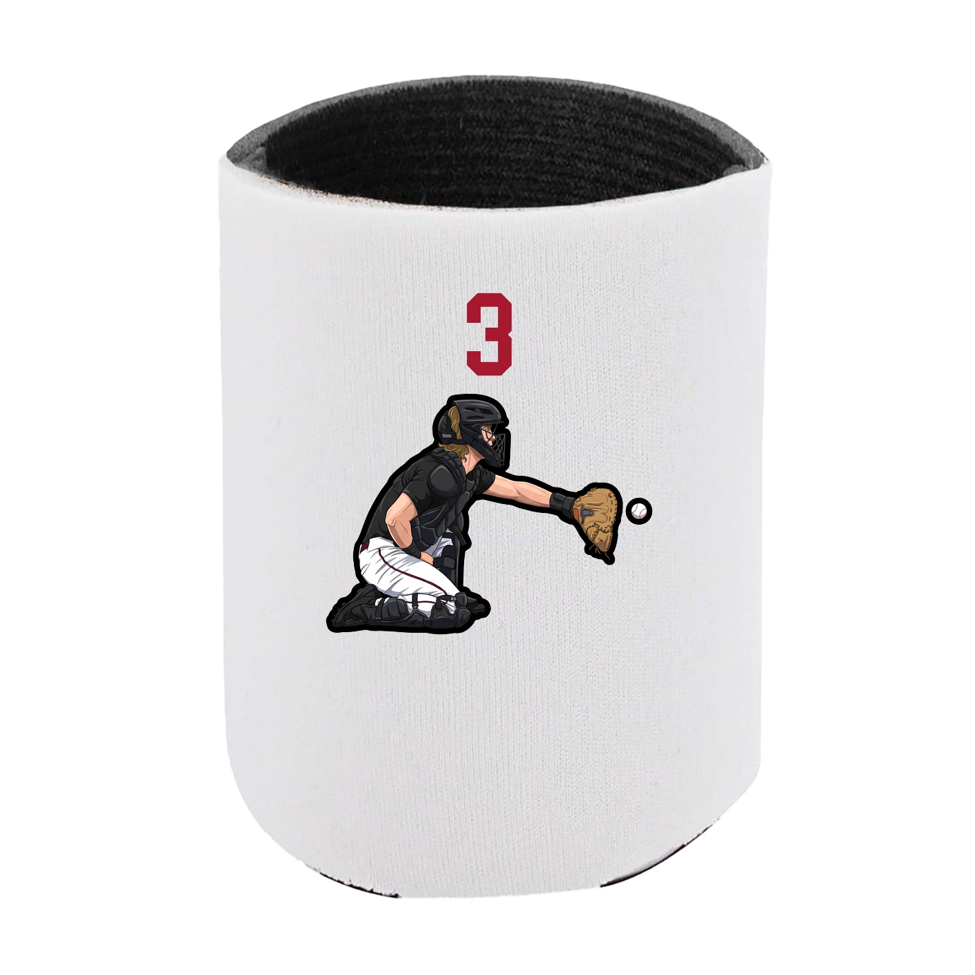 Can Holder — Number Top in White