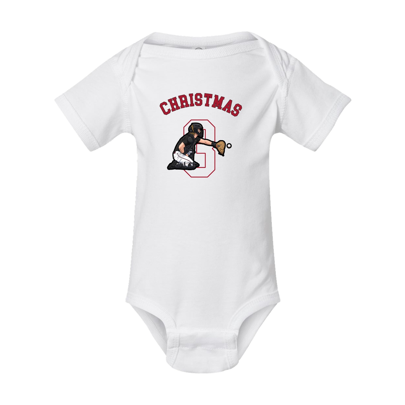 Baby Onesie — Shirsey Arch in White
