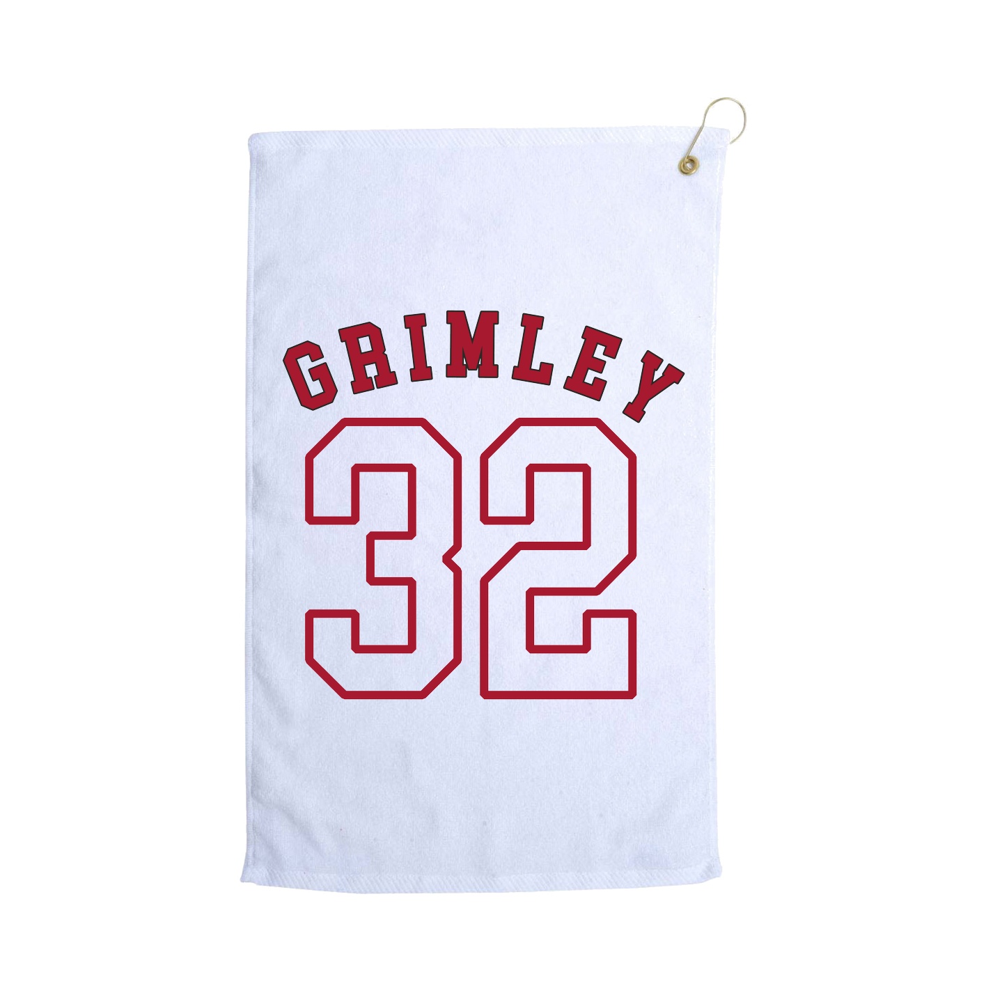 Golf Towel — Shirsey Arch in White