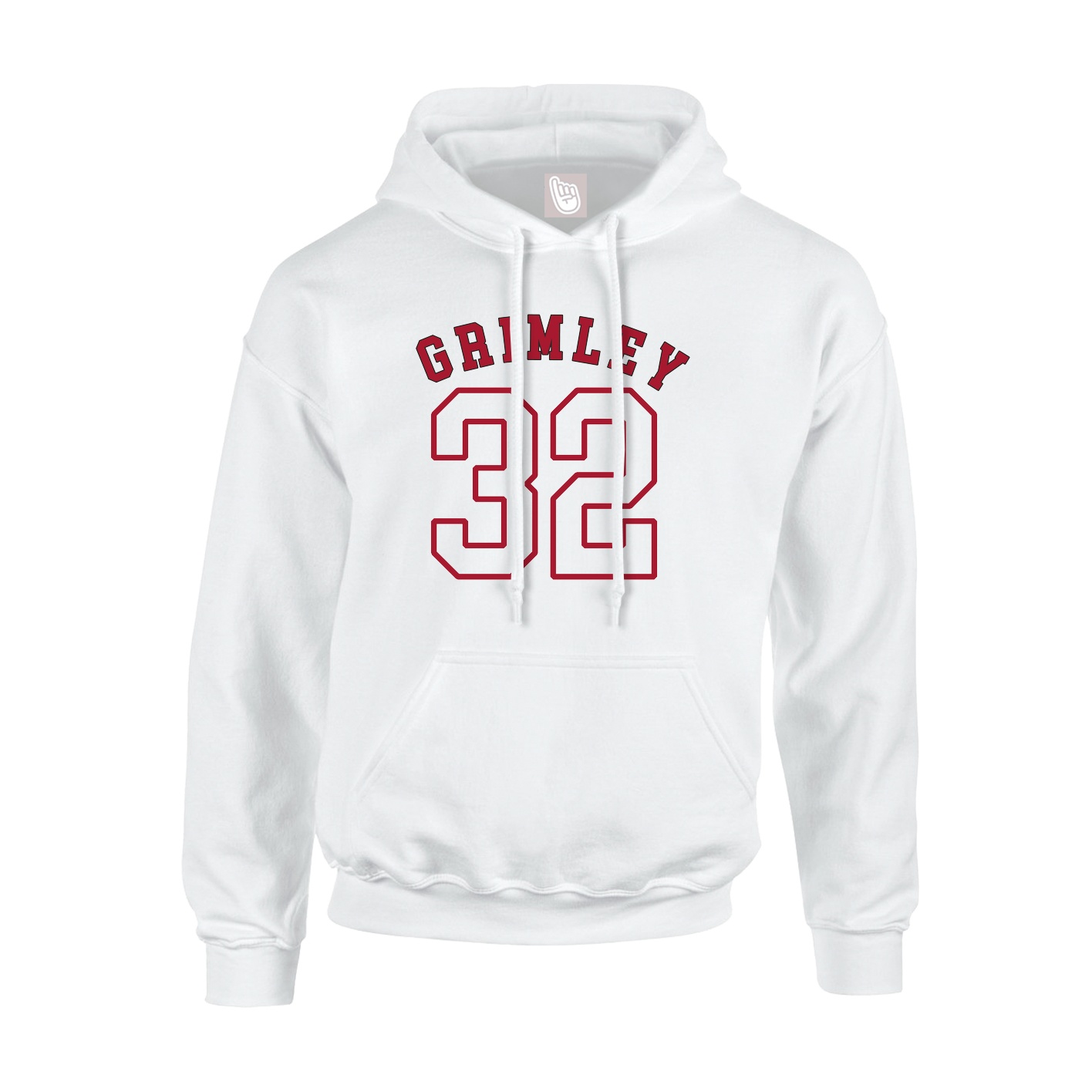 Youth Hoodie — Shirsey Arch in White