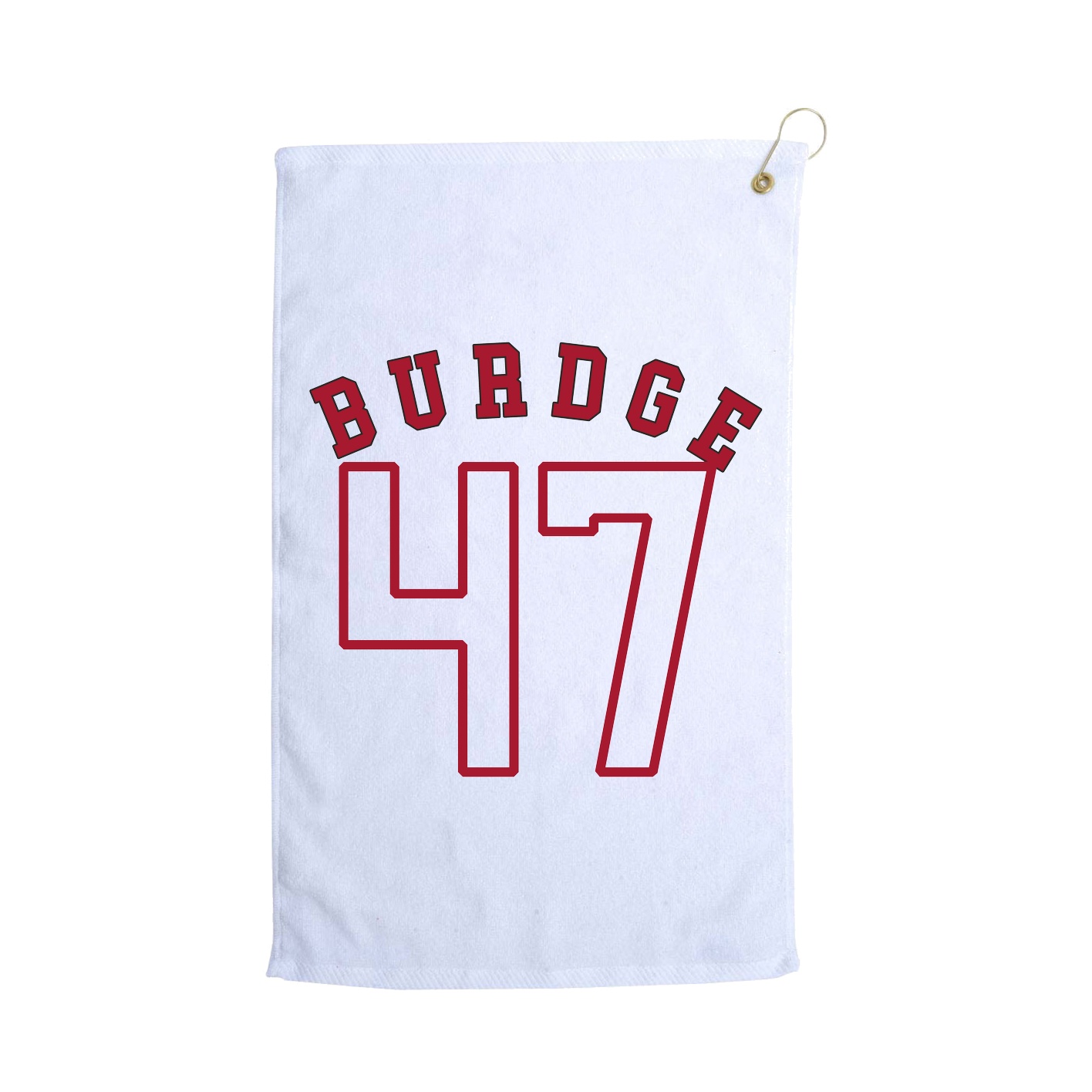 Golf Towel — Shirsey Arch in White